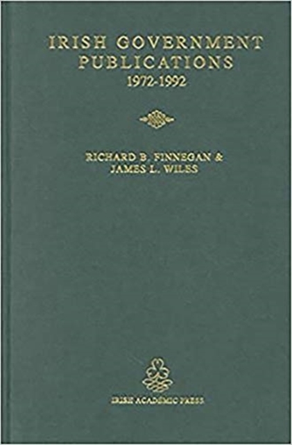 Select List of Irish Government Publications, 1972-92, Hardback Book
