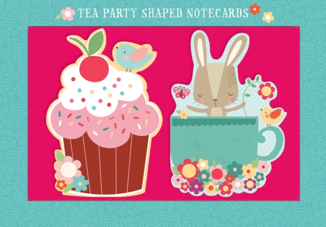 Tea Party Shaped Notecards, Cards Book