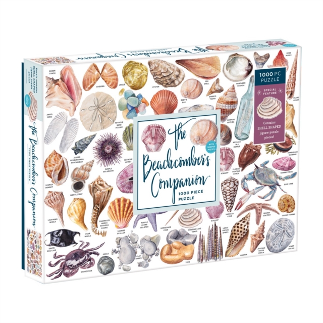 The Beachcomber's Companion 1000 Piece Puzzle With Shaped Pieces, Jigsaw Book