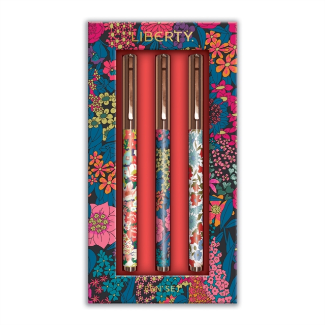 Liberty Floral Everyday Pen Set, Paints, crayons, pencils Book