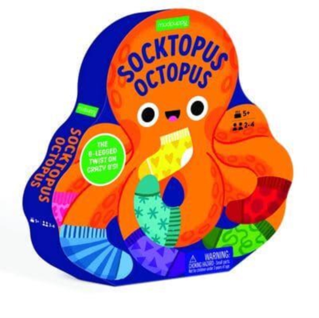 Socktopus Octopus Shaped Box Game, Game Book