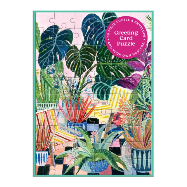 Potted Greeting Card Puzzle, Jigsaw Book