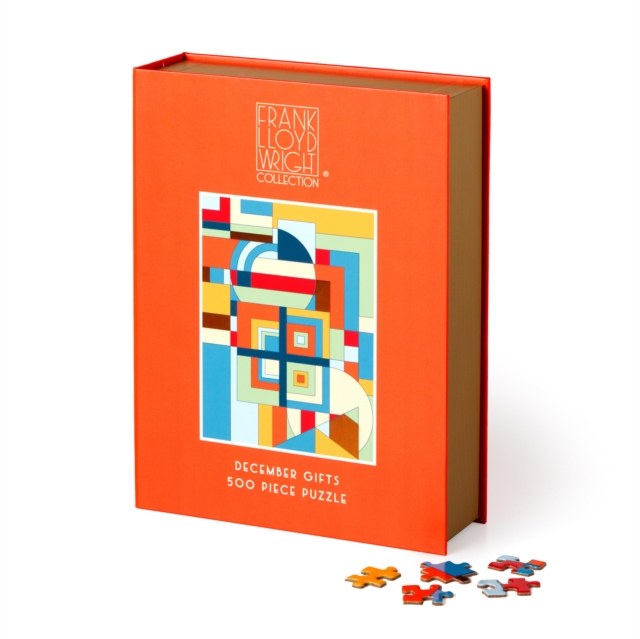Frank Lloyd Wright December Gifts 500 Piece Book Puzzle, Jigsaw Book