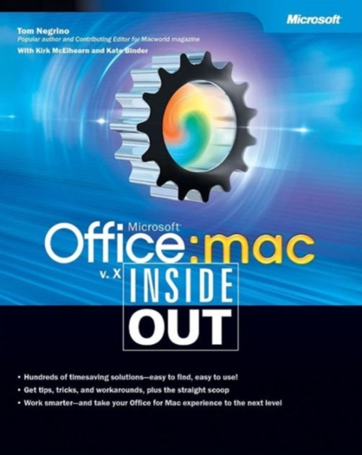 Microsoft Office v. X for Mac Inside Out, Paperback Book