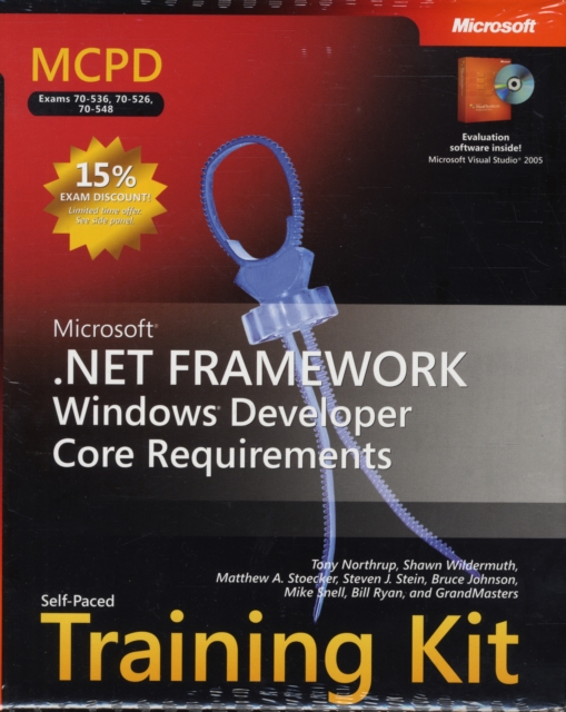 Microsoft (R) .NET Framework Windows (R) Developer Core Requirements : MCPD Self-Paced Training Kit (Exams 70-536, 70-526, 70-548), Mixed media product Book