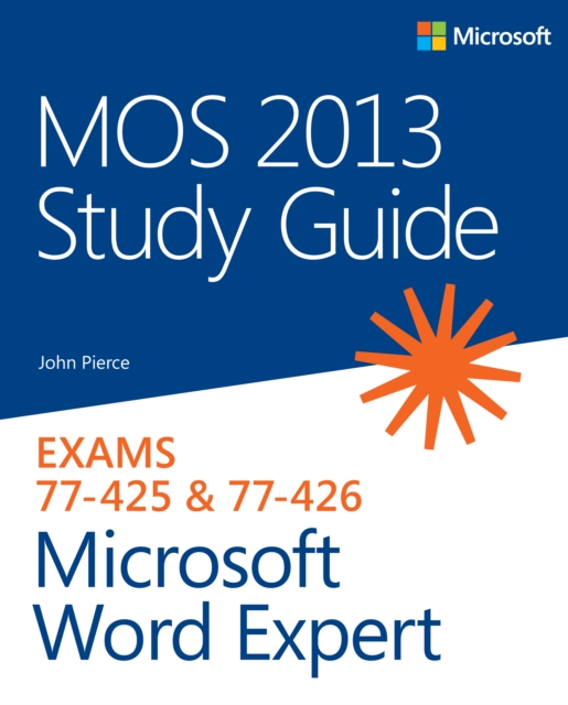 MOS 2013 Study Guide for Microsoft Word Expert, EPUB eBook