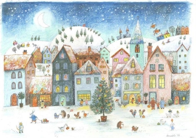 Winter Village: Advent Calendar, Calendar Book