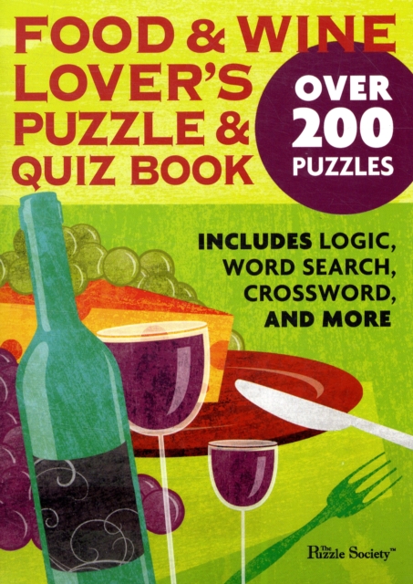 Food and Wine Lovers Puzzle and Quiz Book, Paperback Book