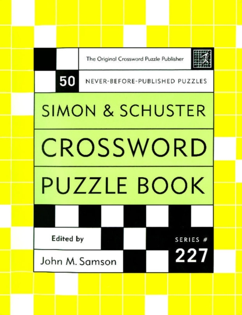 Simon and Schuster Crossword Puzzle Book #227, Paperback / softback Book