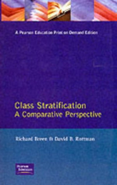 Class Stratification : Comparative Perspectives, Paperback / softback Book