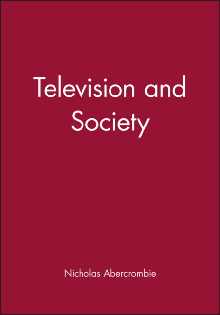 Television and Society, Paperback / softback Book