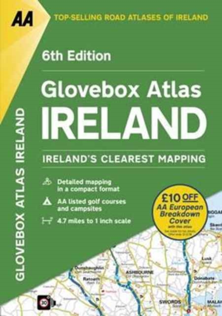 AA Glovebox Atlas Ireland, Paperback / softback Book