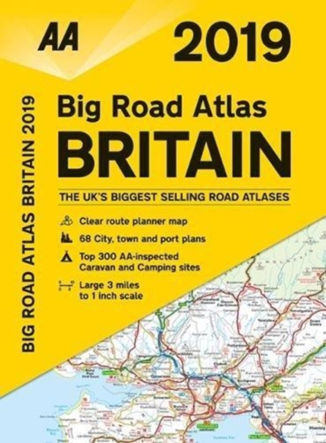 AA Big Road Atlas Britain 2019, Paperback / softback Book