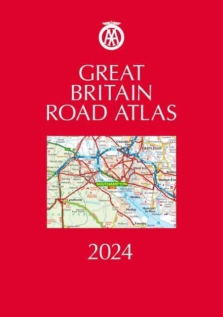 Great Britain Road Atlas 2024, Hardback Book