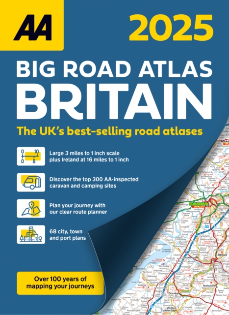 AA Big Road Atlas Britain 2025, Paperback / softback Book
