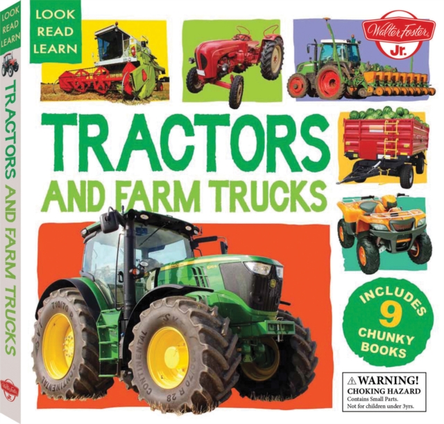 Tractors and Farm Trucks : Includes 9 Chunky Books, Hardback Book