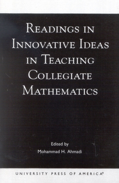 Readings in Innovative Ideas in Teaching Collegiate Mathematics, Paperback / softback Book