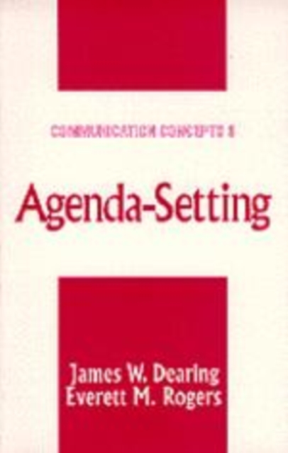 Agenda-Setting, Paperback / softback Book
