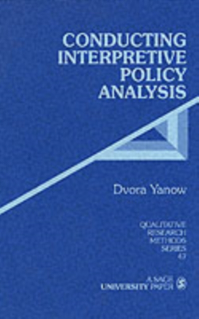 Conducting Interpretive Policy Analysis, Paperback / softback Book