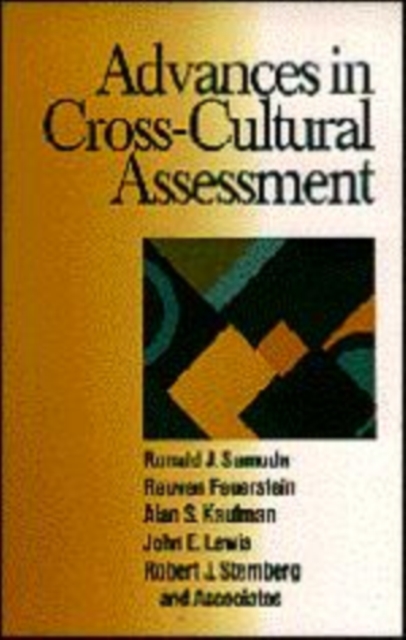 Advances in Cross-Cultural Assessment, Hardback Book