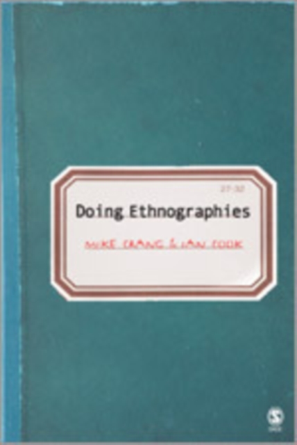 Doing Ethnographies, Hardback Book