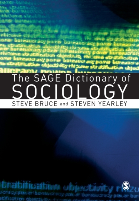 The SAGE Dictionary of Sociology, Paperback / softback Book