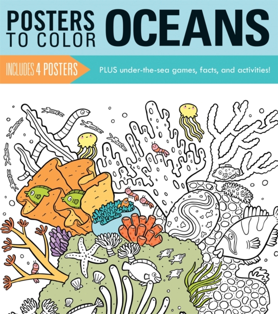 Posters to Color: Oceans, Paperback / softback Book