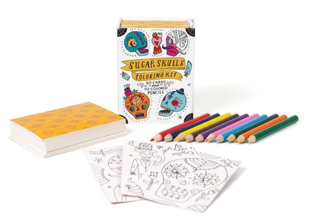 Sugar Skulls Coloring Kit, Multiple-component retail product Book
