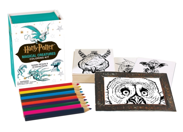 Harry Potter Magical Creatures Coloring Kit, Mixed media product Book