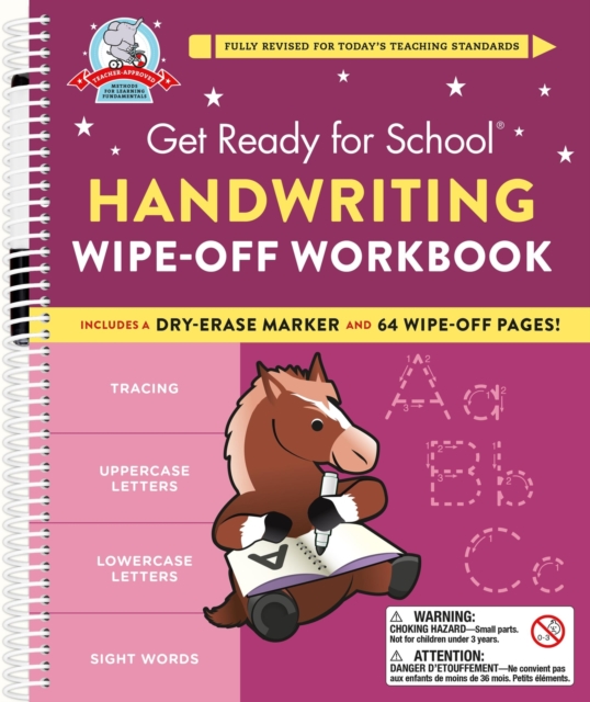 Get Ready for School: Handwriting Wipe-Off Workbook, Spiral bound Book