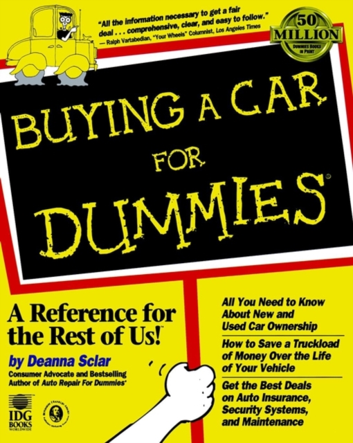 Buying a Car For Dummies, Paperback / softback Book