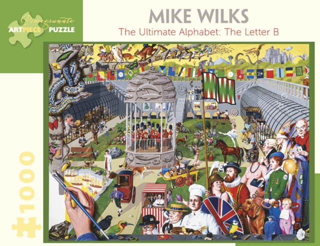 Mike Wilks the Ultimate Alphabet the Letter B 1000-Piece Jigsaw Puzzle, Other merchandise Book