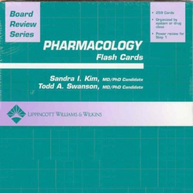 BRS Pharmacology Flash Cards, Cards Book