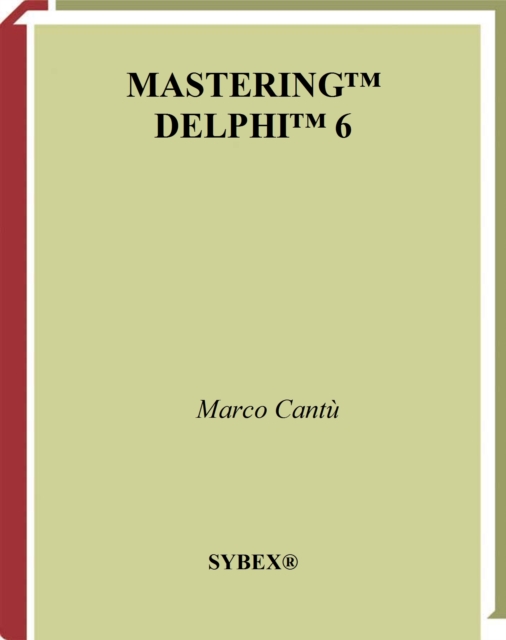 Mastering Delphi 6, PDF eBook