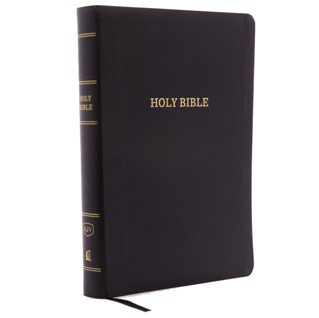 KJV Holy Bible: Giant Print with 53,000 Cross References, Black Bonded Leather, Red Letter, Comfort Print: King James Version, Leather / fine binding Book