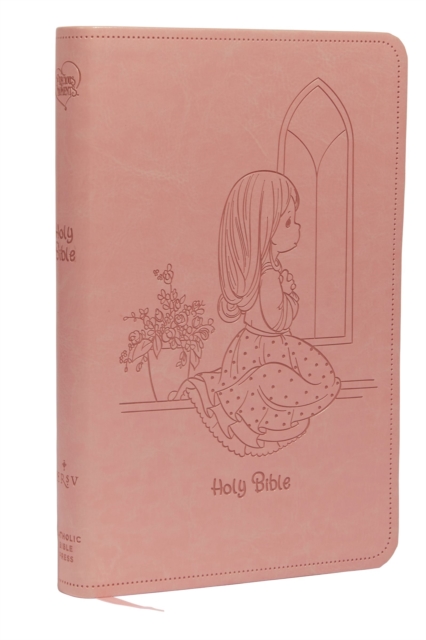 NRSVCE, Precious Moments Bible, Pink, Leathersoft, Comfort Print : Holy Bible, Leather / fine binding Book