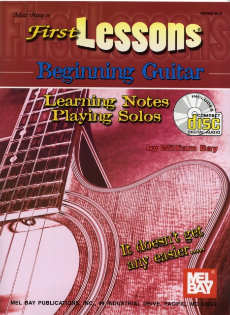 First Lessons Beginning Guitar, Paperback Book