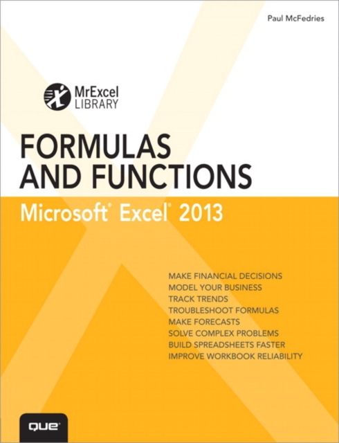 Excel 2013 Formulas and Functions, Paperback / softback Book