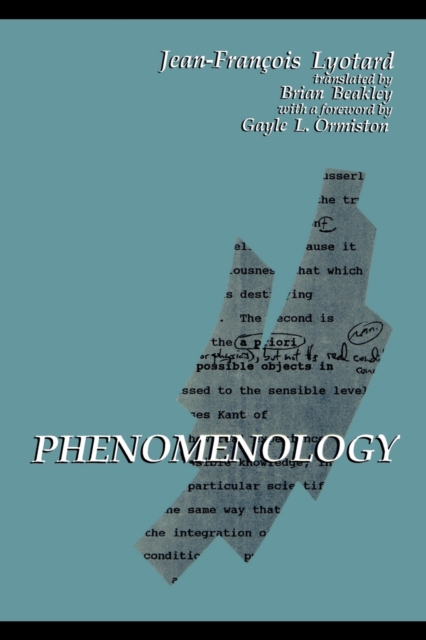 Phenomenology, Paperback / softback Book