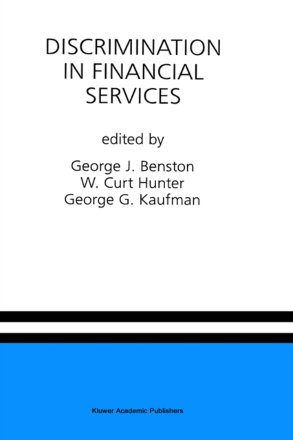 Discrimination in Financial Services : A Special Issue of the Journal of Financial Services Research, Hardback Book