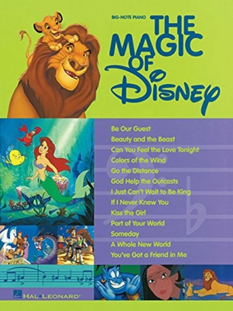 The Magic Of Disney : Big-note Piano, Paperback / softback Book