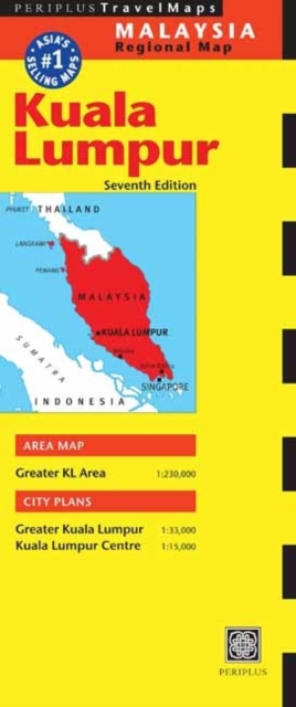 Kuala Lumpur Travel Map, 7th Edition, Sheet map, folded Book