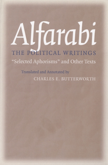 The Political Writings : "Selected Aphorisms" and Other Texts, Hardback Book