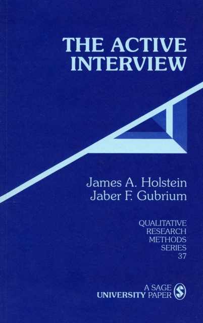 The Active Interview, Paperback / softback Book