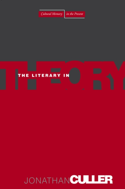 The Literary in Theory, Hardback Book
