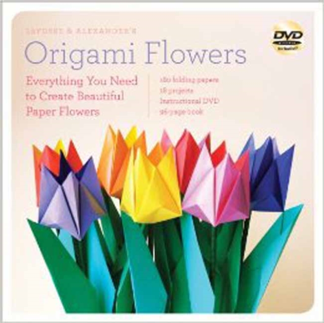 LaFosse & Alexander's Origami Flowers Kit : Lifelike Paper Flowers to Brighten Up Your Life (Origami Book, 180 Origami Papers, 20 Projects, Instructional Videos), Multiple-component retail product Book