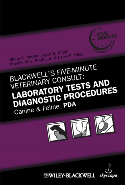 Blackwell's Five-Minute Veterinary Consult, Canine and Feline PDA : Laboratory Tests and Diagnostic Procedures, CD-ROM Book