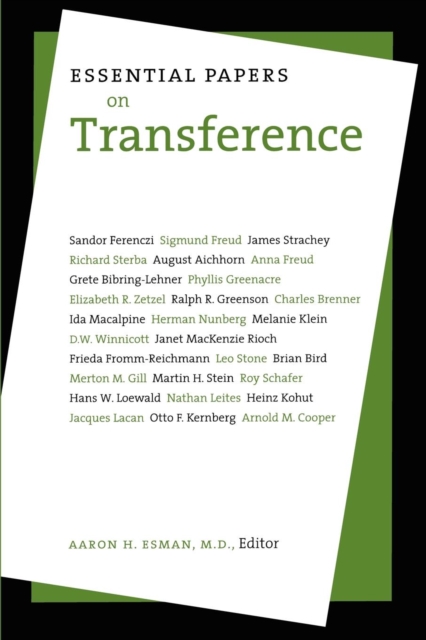 Essential Papers on Transference, Paperback / softback Book