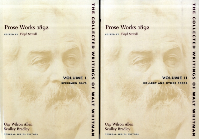Prose Works 1892: Volumes I and II, Paperback / softback Book