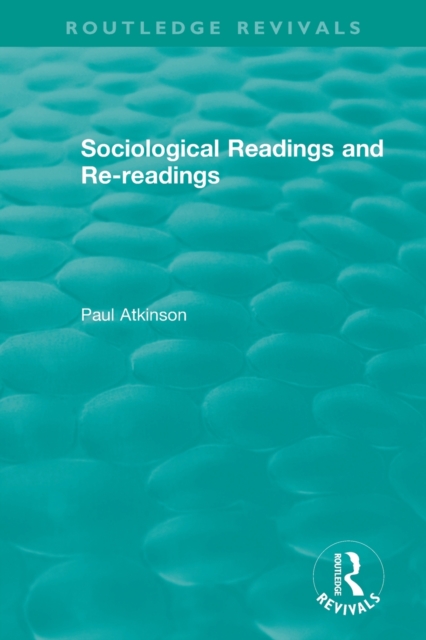 Sociological Readings and Re-readings (1996), Paperback / softback Book